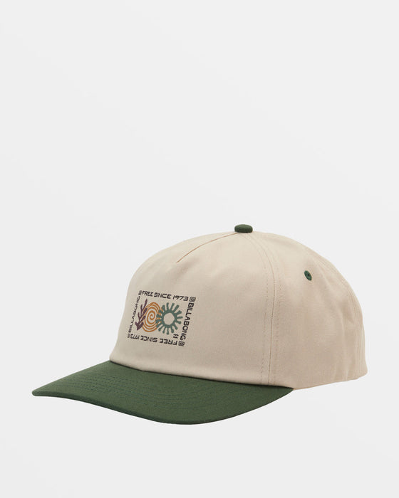 Billabong Breakdown Snapback Hat-Forest Green