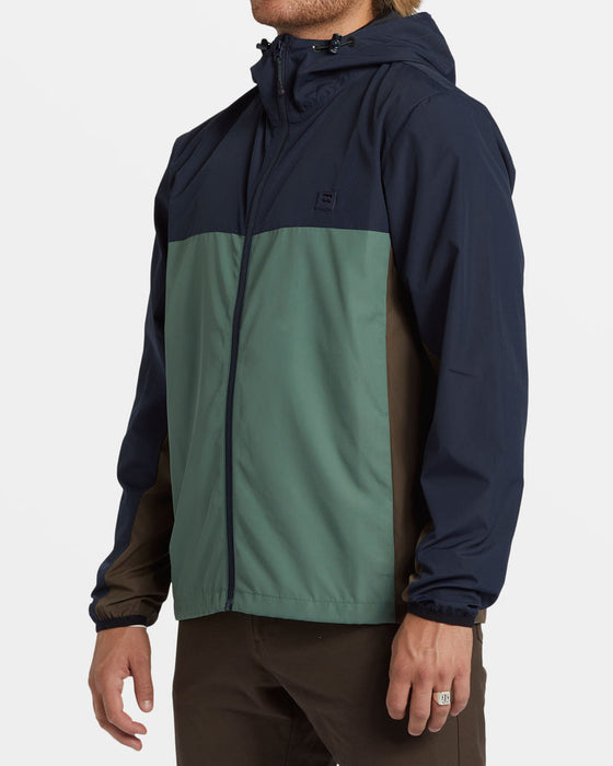 Billabong Transport Windbreaker Jacket-Hunter