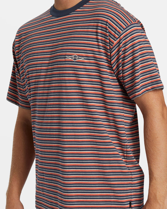 Billabong Baxter Crew Tee-Dusty Navy