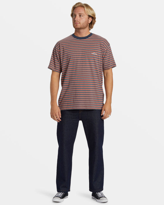 Billabong Baxter Crew Tee-Dusty Navy