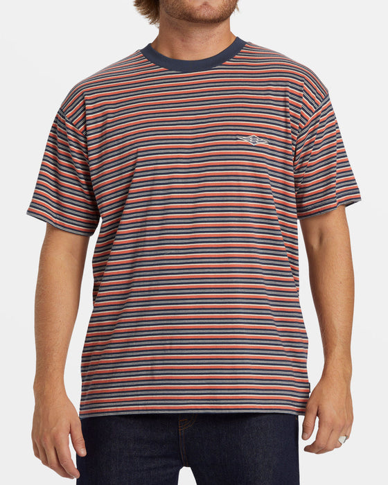 Billabong Baxter Crew Tee-Dusty Navy