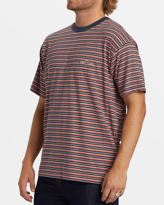 Billabong Baxter Crew Tee-Dusty Navy