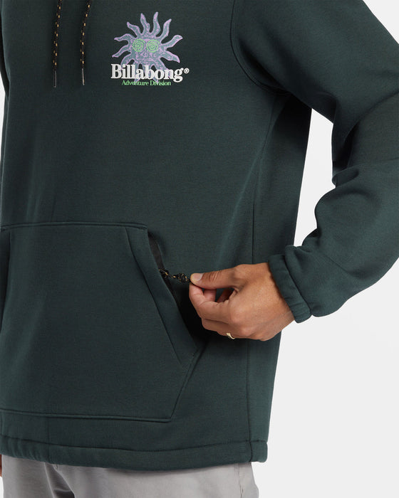 Billabong Compass Pullover Sweatshirt-Forest Green