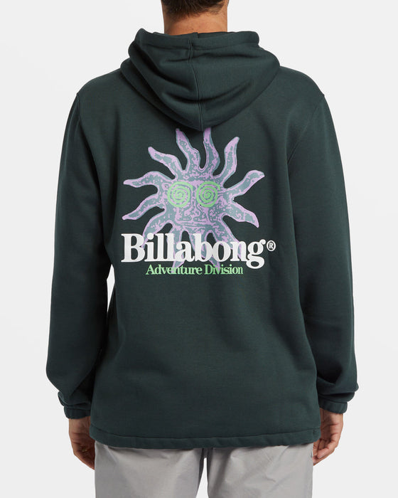 Billabong Compass Pullover Sweatshirt-Forest Green