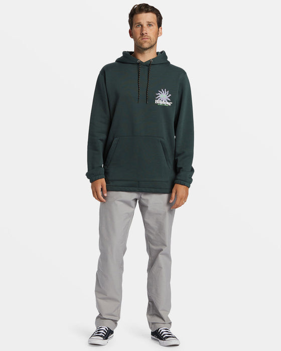 Billabong Compass Pullover Sweatshirt-Forest Green