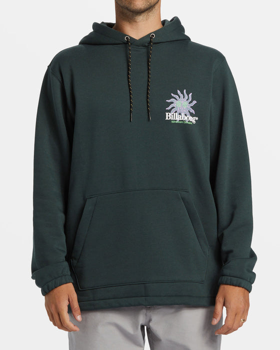 Billabong Compass Pullover Sweatshirt-Forest Green