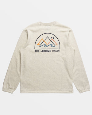 Billabong Compass Crew Sweatshirt-Oatmeal Heather