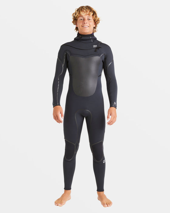 Billabong 504 Absolute Natural + Hooded Wetsuit-Black