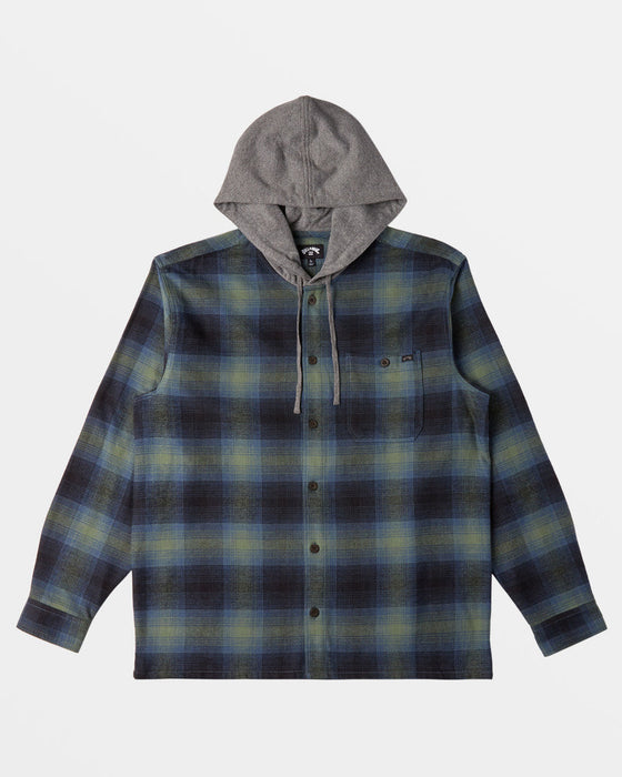 Billabong Baja Flannel L/S Shirt-Fern