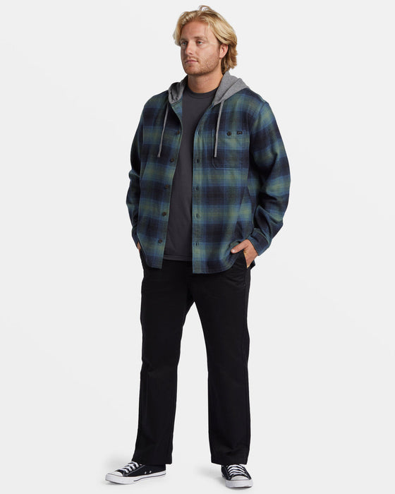 Billabong Baja Flannel L/S Shirt-Fern