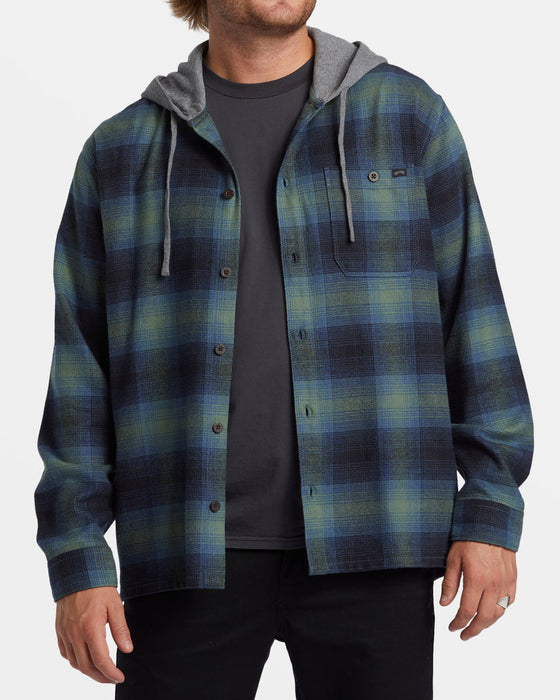 Billabong Baja Flannel L/S Shirt-Fern