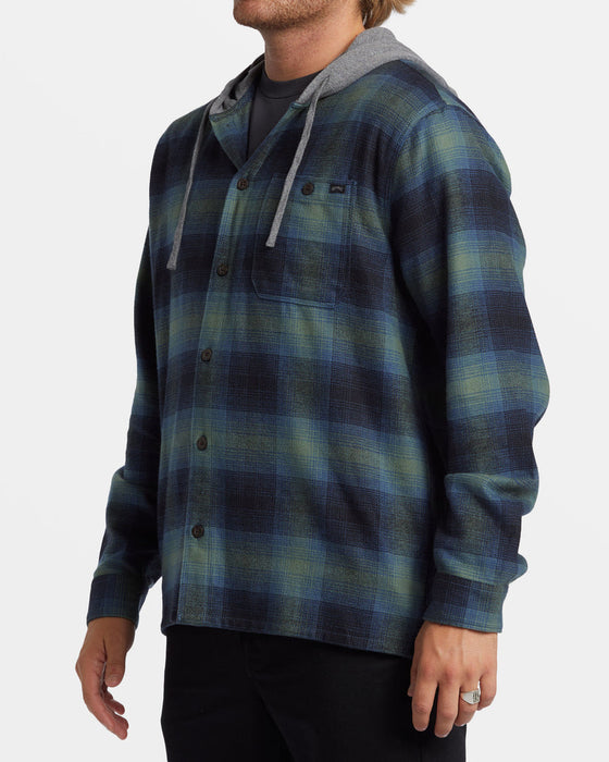 Billabong Baja Flannel L/S Shirt-Fern