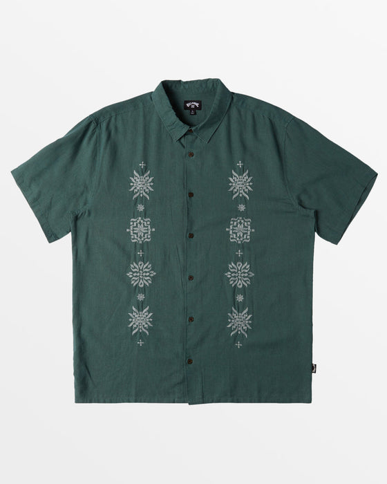 Billabong Frequency S/S Shirt-Marine Green