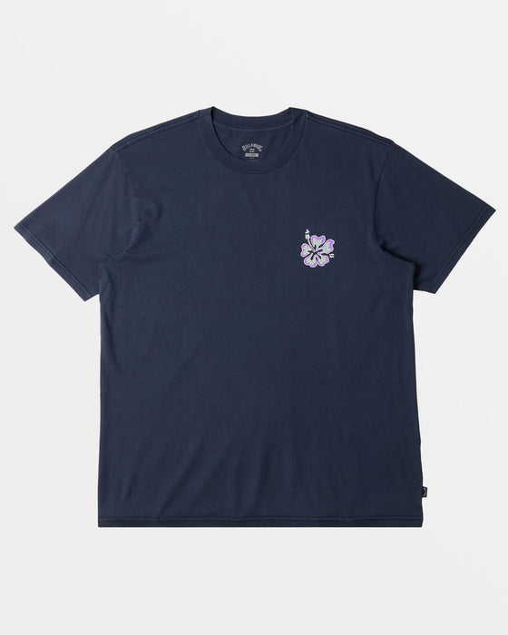 Billabong Hibiscus Tee-Navy