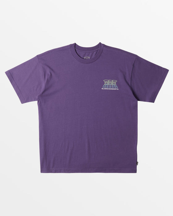 Billabong Worldwide OG Tee-Deep Plum