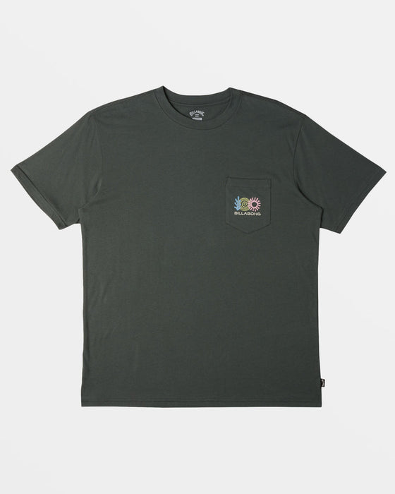 Billabong Troppo Tee-Slate Green