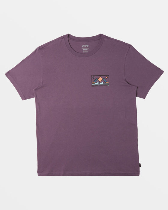 Billabong Range Tee-Dusty Grape