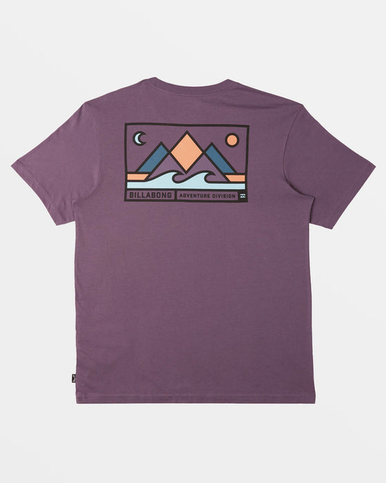 Billabong Range Tee-Dusty Grape