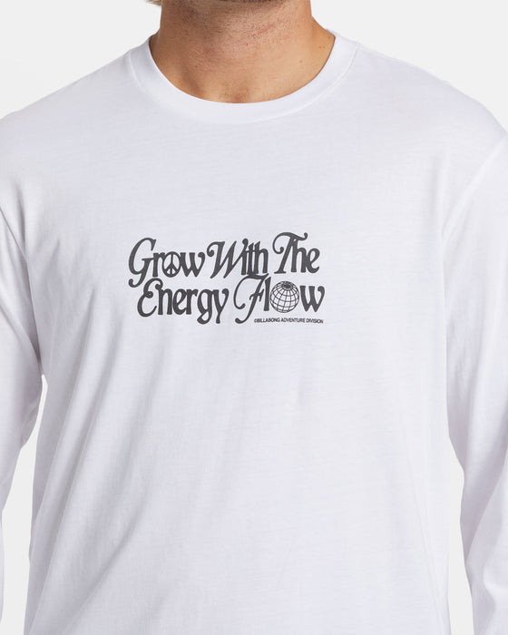 Billabong Grow L/S Tee-White