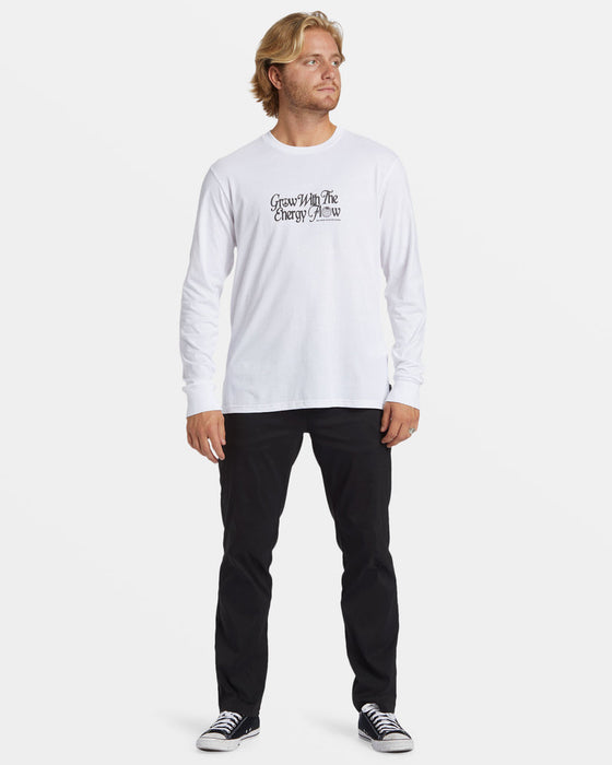 Billabong Grow L/S Tee-White