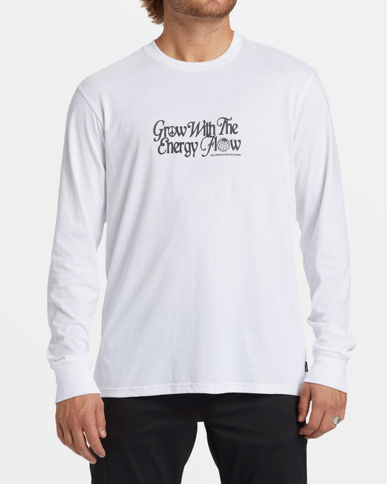 Billabong Grow L/S Tee-White