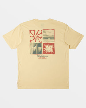 Billabong Twin Fins Tee-Papaya