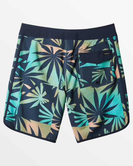 Quiksilver Youth Highline Scallop 17 Boardshorts-Dark Navy