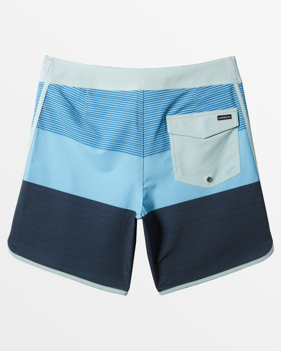 Quiksilver Youth Surfsilk Tijuana 17 Boardshorts-Alaskan Blue