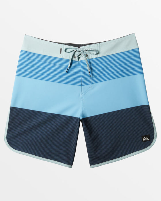 Quiksilver Youth Surfsilk Tijuana 17 Boardshorts-Alaskan Blue