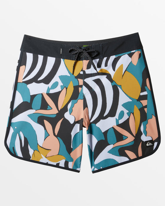 Quiksilver Surfsilk Scallop 19 Boardshorts-Black