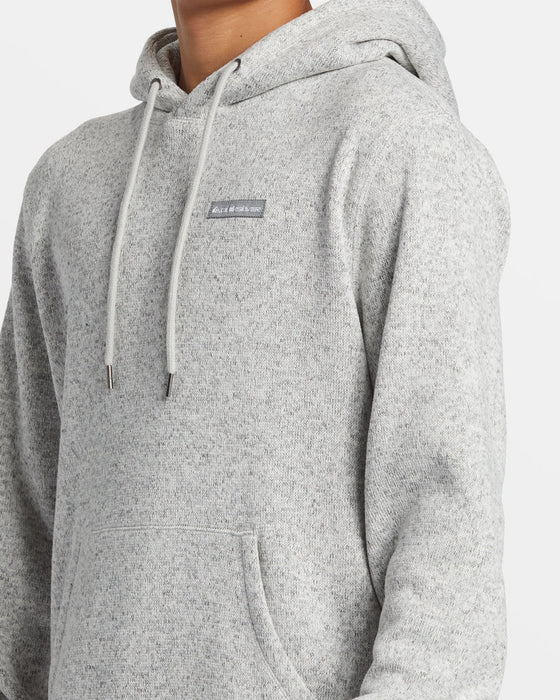 Quiksilver Keller Hooded Sweatshirt-Light Grey Heather