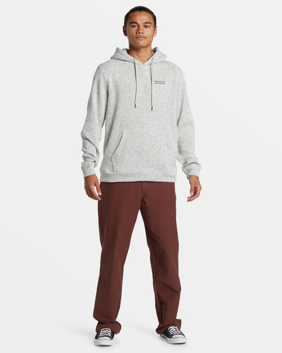 Quiksilver Keller Hooded Sweatshirt-Light Grey Heather