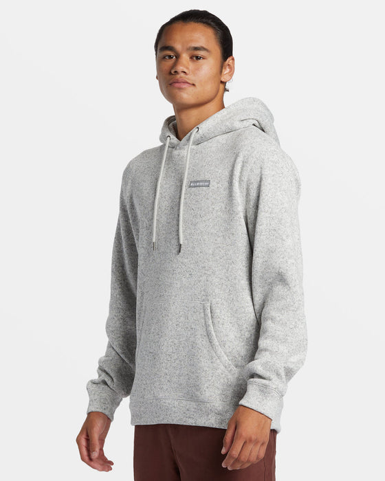 Quiksilver Keller Hooded Sweatshirt-Light Grey Heather