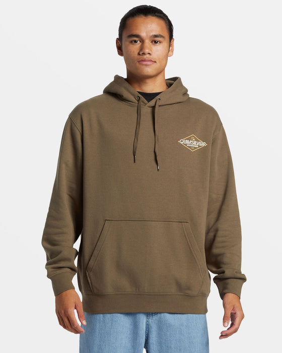 Quiksilver Omni Sign PO Hooded Sweatshirt-Canteen