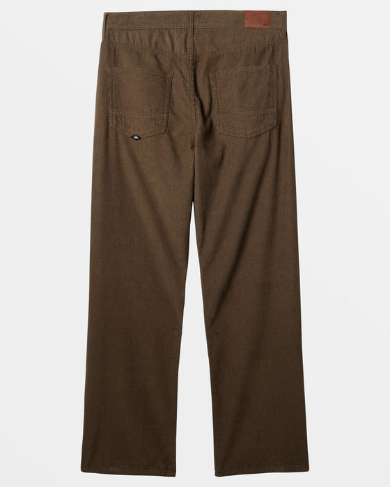 Quiksilver Landers Cord Pants-Canteen