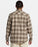 Quiksilver Ensign Classic Flannel L/S Shirt-Dark Brown