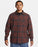 Quiksilver Lago Stretch Flannel L/S Shirt-Brown Stone