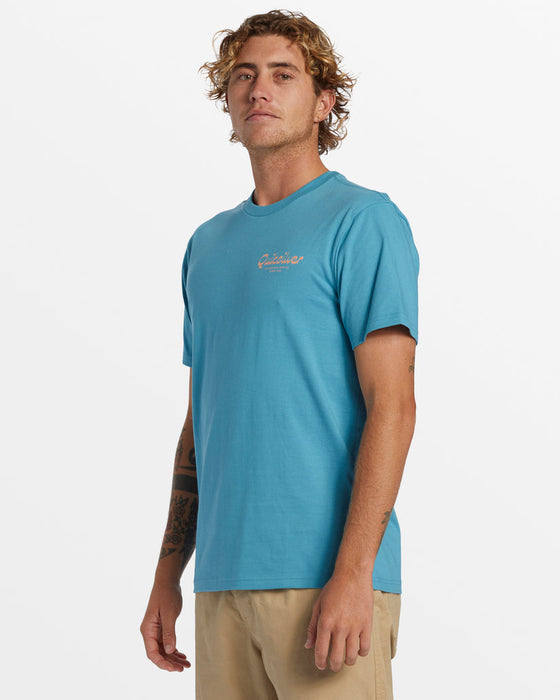 Quiksilver Island Mode Tee-Larkspur