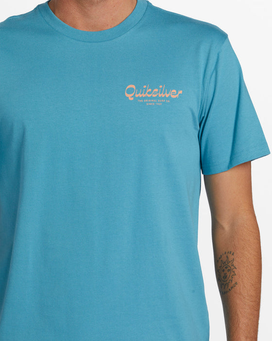 Quiksilver Island Mode Tee-Larkspur