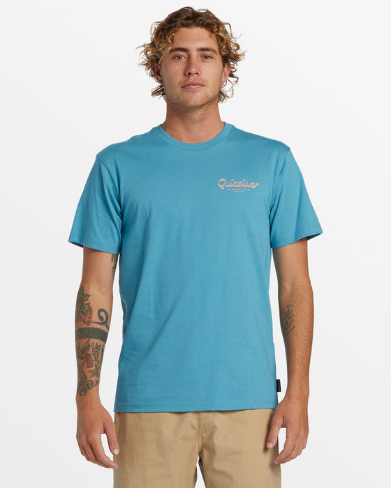 Quiksilver Island Mode Tee-Larkspur