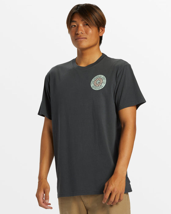 Quiksilver Bloom Cycle Tee-Tarmac