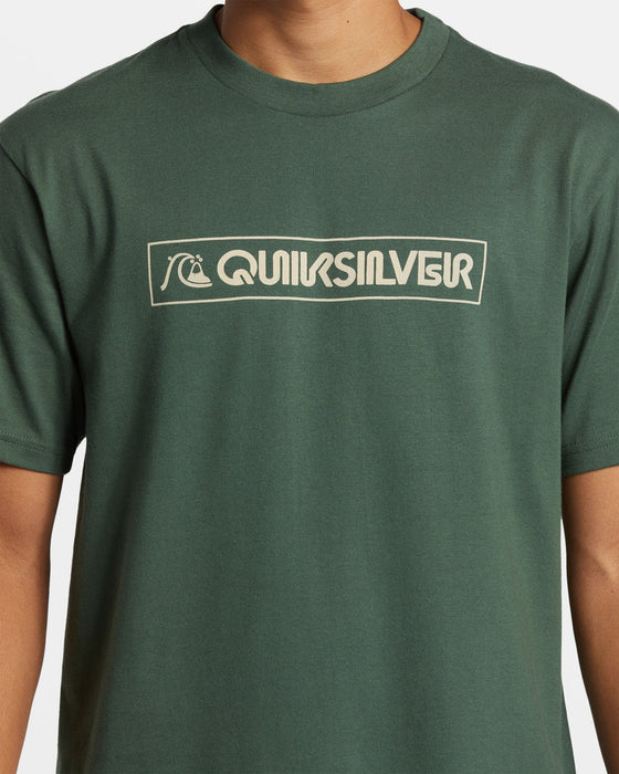 Quiksilver Modern Clicker Tee-Forest