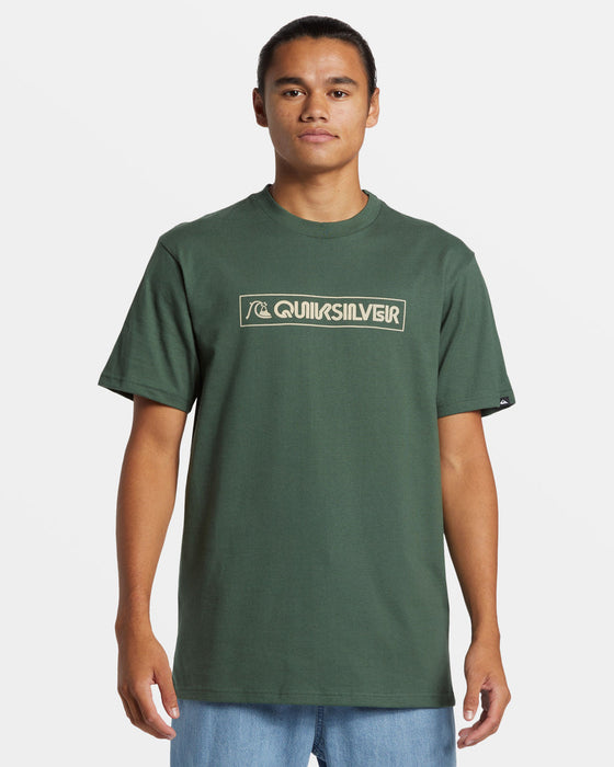 Quiksilver Modern Clicker Tee-Forest