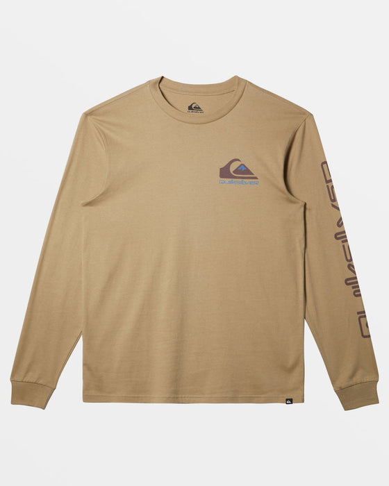 Quiksilver Comp Logo L/S Tee-Twill