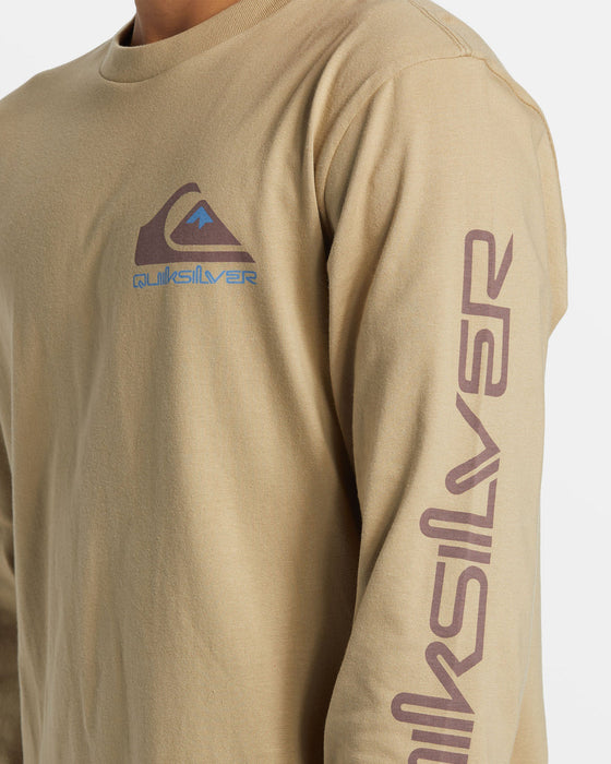 Quiksilver Comp Logo L/S Tee-Twill