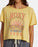 Roxy Surfs Up Tee-Cornsilk