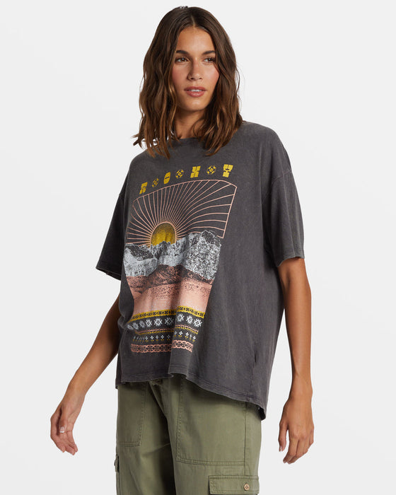 Roxy Paradise Peaks Tee-Phantom