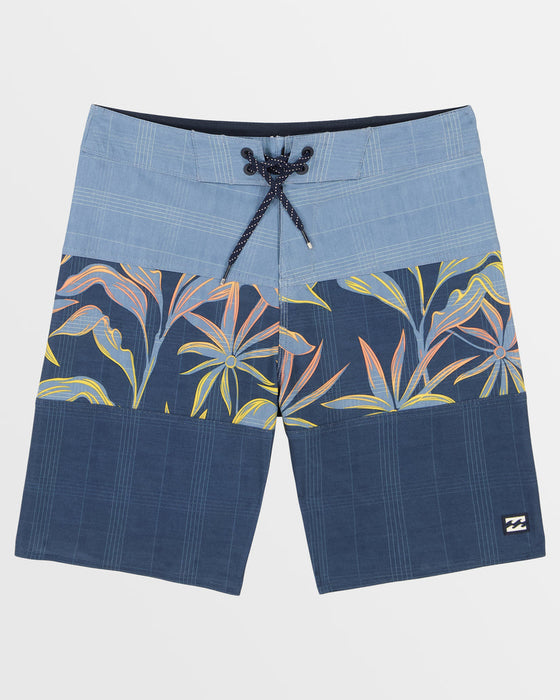 Billabong Little Boys' Tribong Pro Boardshorts-Washed Blue