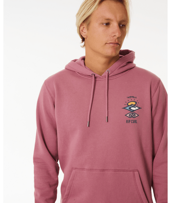 Rip Curl Search Icon Hooded Sweatshirt-Mauve — REAL Watersports