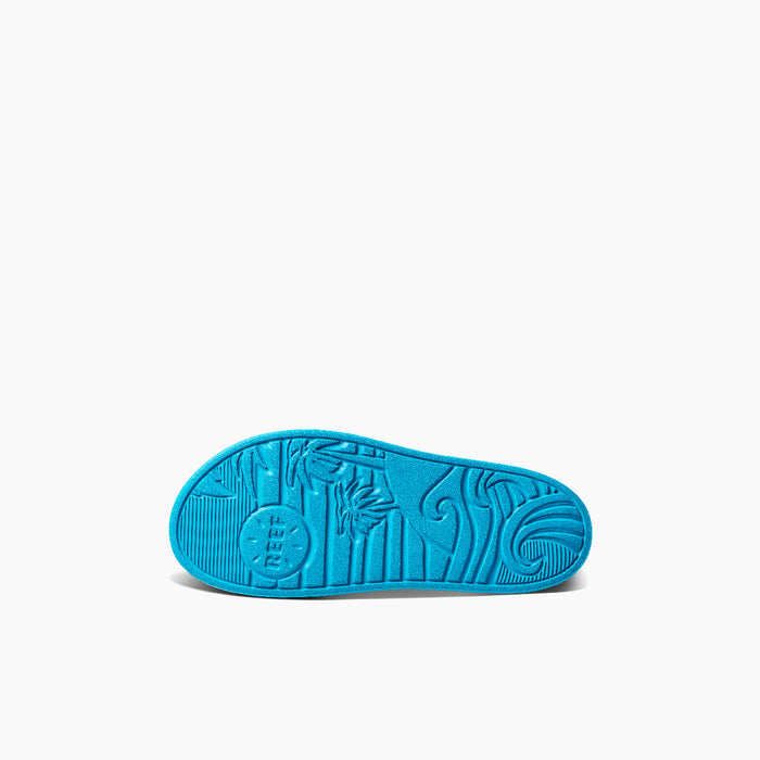 Reef Kids Rio Slide Sandal-Scuba Blue